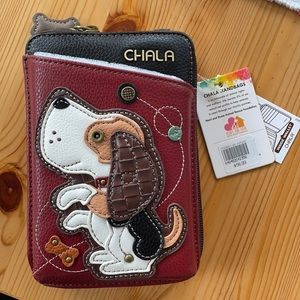 Chala burgundy beagle crossbody